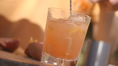 Slow motion of cocktail 스톡 동영상 57366321