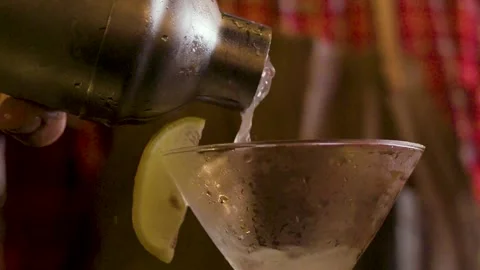 Slow Motion Cocktail Pour 스톡 동영상 263839490