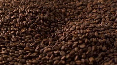 Slow motion coffee beans being mixed Stock-Footage 59784728