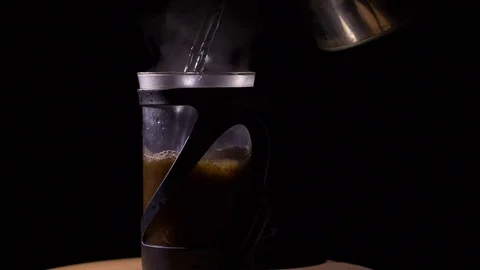 Slow Motion coffee brewing Stock Footage 74924308