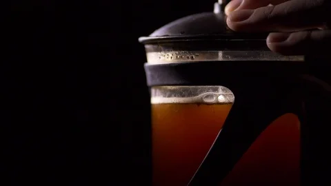 Slow Motion coffee brewing Stock Footage 74924775