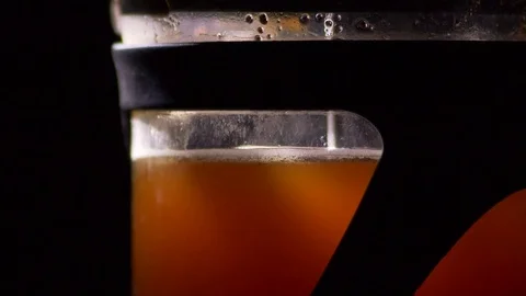 Slow Motion coffee brewing Stock Footage 74924891