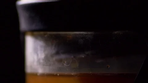 Slow Motion coffee brewing Stock Footage 74924971