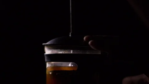 Slow Motion coffee brewing Stock Footage 74925068