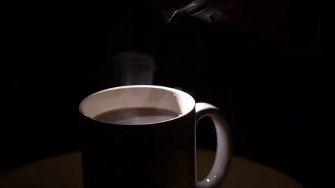 Slow Motion coffee brewing Stock Footage 74925263