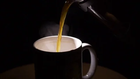 Slow Motion coffee brewing Stock Footage 74925326