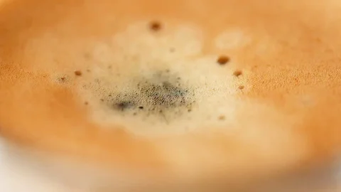 Slow motion coffee drop Video stock 81987096