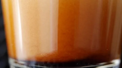 Slow-motion coffee foam Vídeo Stock 81987282