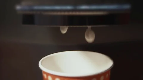 Slow Motion coffee pour Stock Footage 72445184