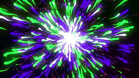 Slow-Motion Color Explosion Video stock 165154737