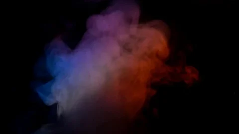 Slow Motion Color Steam Stock Footage 71155707