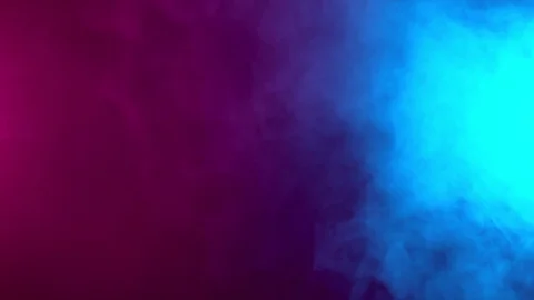 Slow motion of coloured smoke effect with neon lights Stock Footage 120714316