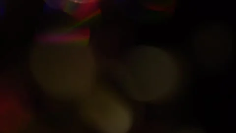 Slow motion of a combination of matte and shiny light with seven-color light on  Stock Footage 315541535