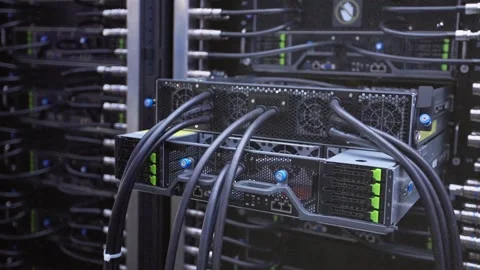 Slow motion of computer hardware Stock Footage 335479438