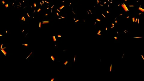 Slow Motion Confetti Rain Falling Down Animation 4k. Colorful Confetti Falling. 库存影片 336503095