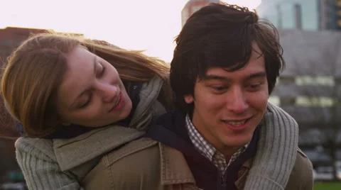 Slow motion of couple Stock Footage 62282912