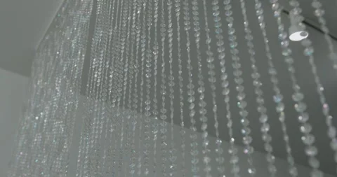 Slow motion crystal decor for space zoning 스톡 동영상 323241322