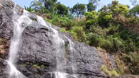 Slow motion of Curug Cikondang waterfall in Cianjur, West Java, Indonesia Stock Footage 295990341