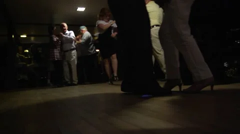 Slow-motion dancing legs Stock Footage 67949754