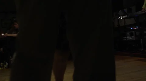 Slow-motion dancing legs Stock Footage 67952575