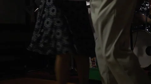 Slow-motion dancing legs Stock Footage 67952580