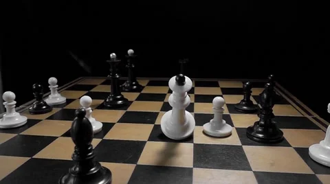 Slow motion decline of the King Stock Footage 61245817