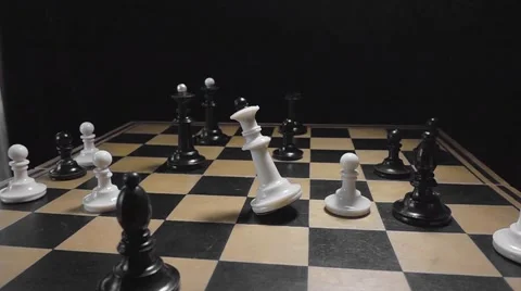 Slow motion decline of the King Stock-Footage 61245870