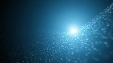 Slow motion digital shine dots motion background Stock Footage 337966361
