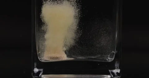 Slow Motion Dissolving Tablet Stock Footage 279802255