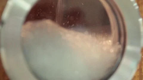 Slow motion Distilling whiskey Stock Footage