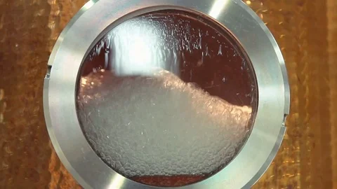 Slow motion Distilling white bourbon Vídeos de archivo 74800934