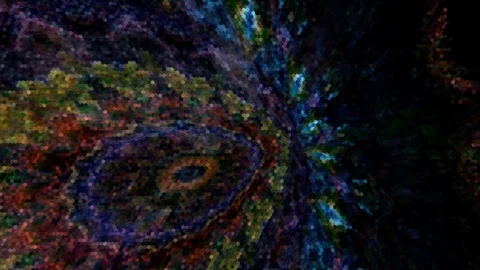 Slow Motion Dreamlike Psychedelic Blur footage (19740 Stock-Footage 129239287