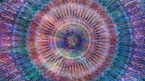 Slow Motion Dreamlike Psychedelic Blur footage (2210) Stock Footage 129481621