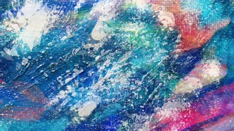 Slow Motion Dreamlike Psychedelic Blur footage (1710) Stock-Footage 130485561