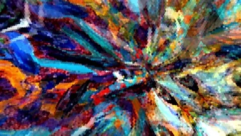 Slow Motion Dreamlike Psychedelic Blur footage (2951) Stock Footage 130993574