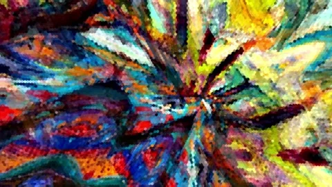 Slow Motion Dreamlike Psychedelic Blur footage (2954) Stock Footage 130994255
