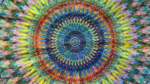 Slow Motion Dreamlike Psychedelic Blur footage (2848) Video stock 132086708