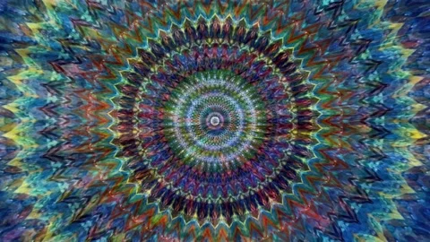 Slow Motion Dreamlike Psychedelic Blur footage (2849) Stock Footage 132086728