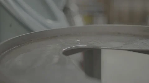 Slow motion drips on metal frame Video stock 201968796