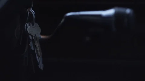 Slow motion driving key day Stock Footage 126510106