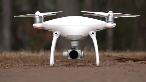 Slow Motion Drone Take Off Video stock 104071396