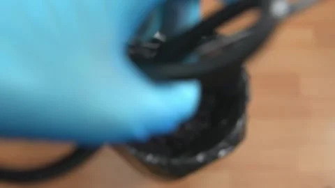 Slow Motion Dropping Stethoscope In Bin Stock Footage 157172311