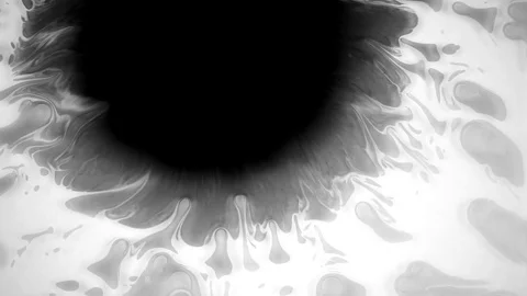 Slow Motion Drops of Ink Stock Footage 74654618