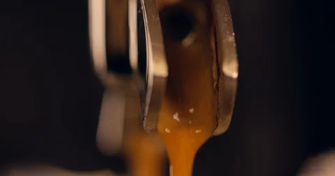 Slow Motion Of Espresso Machine Making Espresso Whilst Coffee Drips Stock Footage 113388796