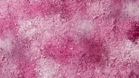 Slow-motion explosion of pink and rose powder Stock Footage 341664956