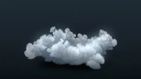 Slow motion explosions with colored chemical smoke. 3d rendering animation 4K Stock Footage 236641024