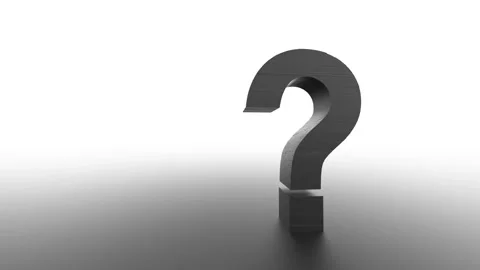 Slow motion with explosive black question mark Stock Footage 237440792