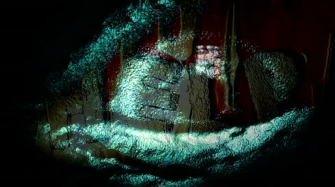 Slow motion eye closing Stock Footage 598726