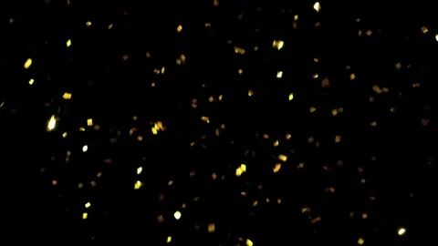 Slow Motion Falling Confetti Video stock 303870624