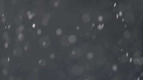 Slow motion falling snow particles on background, cinematic winter atmosphere Stock Footage 327200626